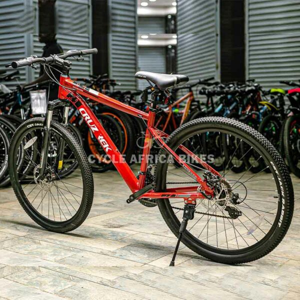 Shimano Equipped! CRUZTREK 27.5 Komendo Aluminum Bike Red Bicycle - Image 3