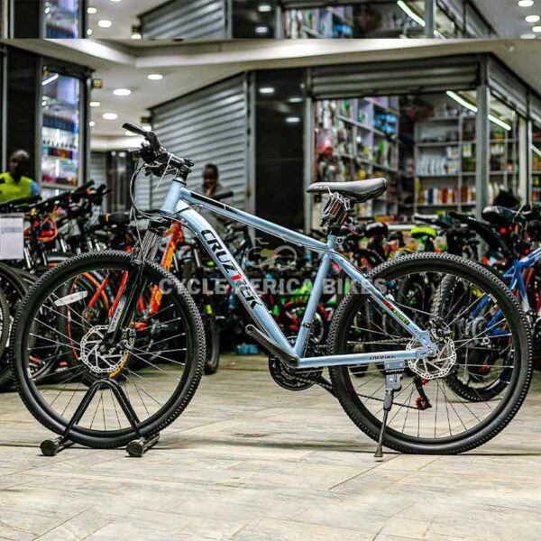 CRUZTREK KOMET size 26 Steel Mountain Bike Light Blue Bicycle - Image 3