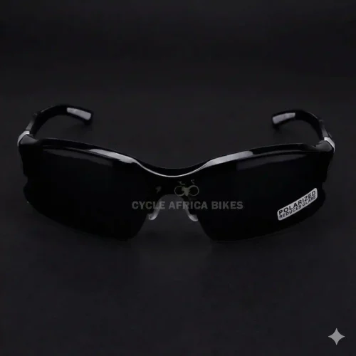 Black Polarized Bike Sunglasses with TAC Lenses and UV400 Protection