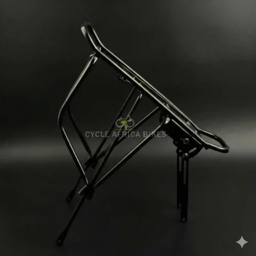 Adjustable Bicycle Rear Carrier Rack for 26-Inch and 29-Inch Bikes with Spring-Loaded Clamp