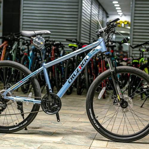 CRUZTREK KOMET Mountain Bike 26-Inch with Suspension Fork and Disc Brakes
