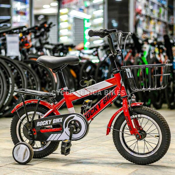 Trending Rocky BMX Kids Bicycle | Size 12 - Red Bike Ideal for 1 to 3 years