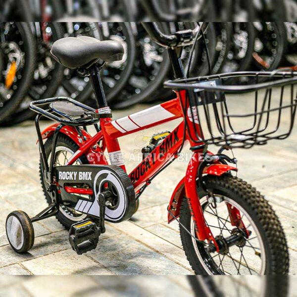 Trending Rocky BMX Kids Bicycle | Size 12 - Red Bike Ideal for 1 to 3 years - Image 2