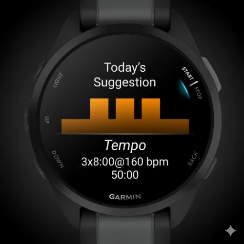 Garmin Forerunner 165 GPS Smartwatch Black/Slate Grey