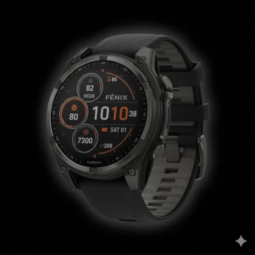 Garmin fēnix 8 Sapphire Solar 47mm Smartwatch with Titanium Bezel