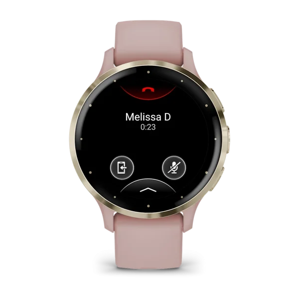 Venu® 3S Dust Rose Case/Soft Gold Stainless - Image 2