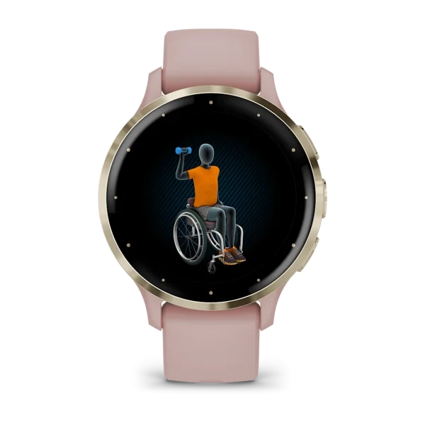 Venu® 3S Dust Rose Case/Soft Gold Stainless - Image 6