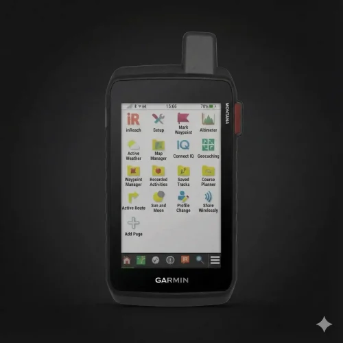 Garmin Montana 700i GPS Handheld with inReach and TopoActive AUS/NZ Maps