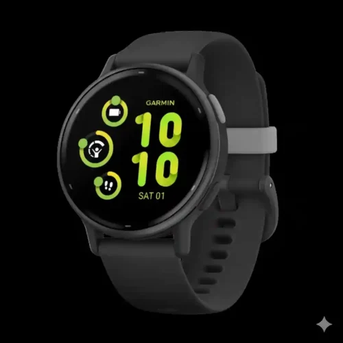 Garmin Vivoactive 5 GPS Smartwatch with AMOLED Display, Ivory/Cream Gold