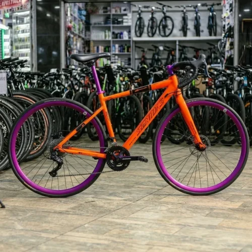 Senidas Road Bike 26-Inch with Lightweight Frame Orange