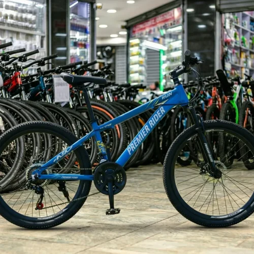 Premier Rider 24-Inch Mountain Bike with 18-Speed Drivetrain