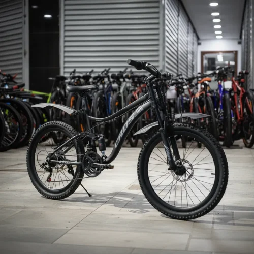 GT Cross Mountain Bike 24-Inch with Dual Suspension