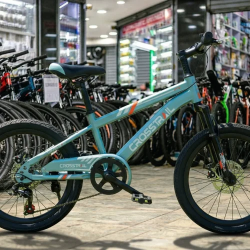 Crosstrail Kids Bicycle 20-Inch with Removable Training Wheels for Ages 7–11