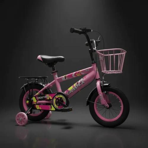 Crosstrail Kids Bicycle 12-Inch with Training Wheels (Ages 2-4 Years)