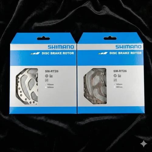 Shimano RT26 160mm Disc Brake Rotor with 6-Bolt Mounting