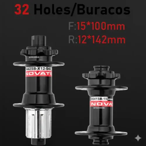 Novatec Thru-Axle Hubs – 11-Speed Compatible
