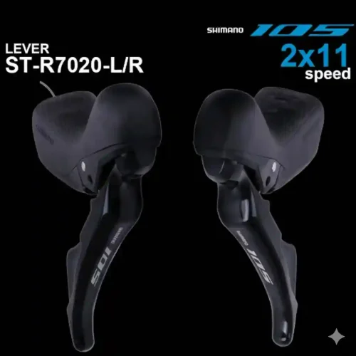 Shimano 105 Dual Control Lever Set with Hydraulic Disc Brakes
