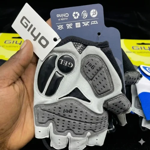 Giyo Cycling Gloves Half-Finger with Breathable Lycra Fabric