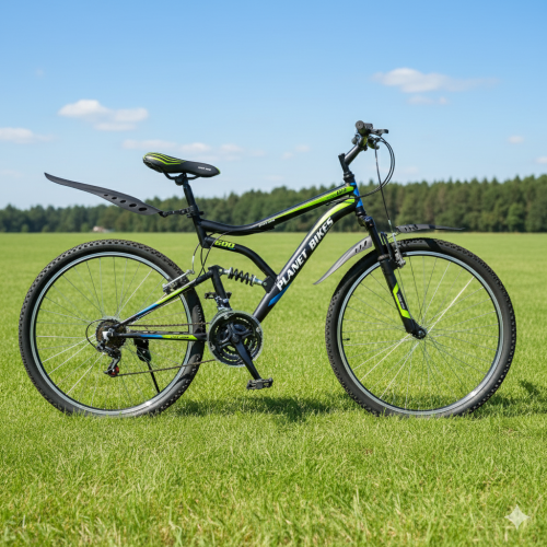 Planet Arvesa 600 Mountain Bike 26-Inch with Dual Suspension