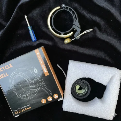West Biking Copper Bicycle Bell with High-Resonance Dome