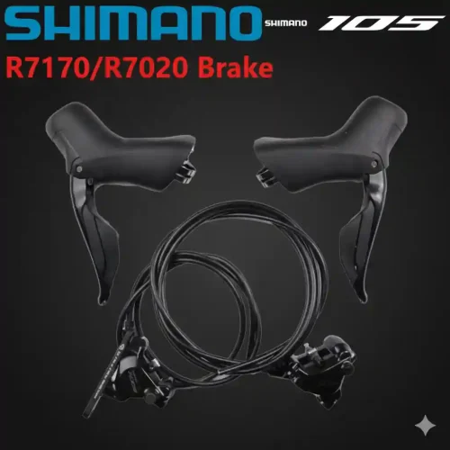 Shimano 105 Road Bike Hydraulic Disc Brakes with Flat-Mount Design