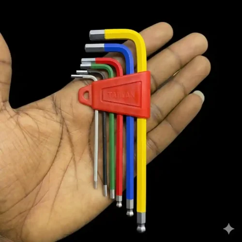 BIKEHAND Hex Allen Wrench Set with Color-Coded Design 6-Piece