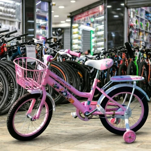 [BK3510] Girls’ Pink Princess Bike – 12”, 16”, 20” GM