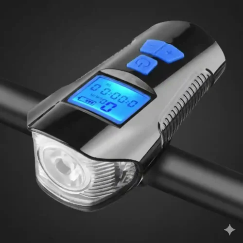 FY-317 Bike Light with Digital Speedometer and 120dB Horn
