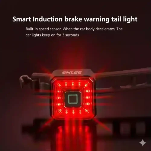 Enlee Smart Tail Light WT005 with Brake-Sensing Technology