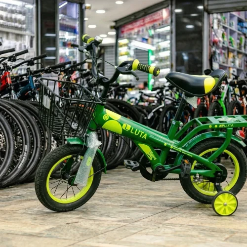 LUTA 16-Inch Kids' Bike with Training Wheels for Ages 4-7