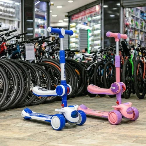 Glide & Grow 2-in-1 Kids' Scooter with Three-Wheel Design