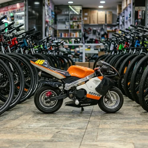 Kids Motorcycle with Real Engine and Two-Stroke Performance