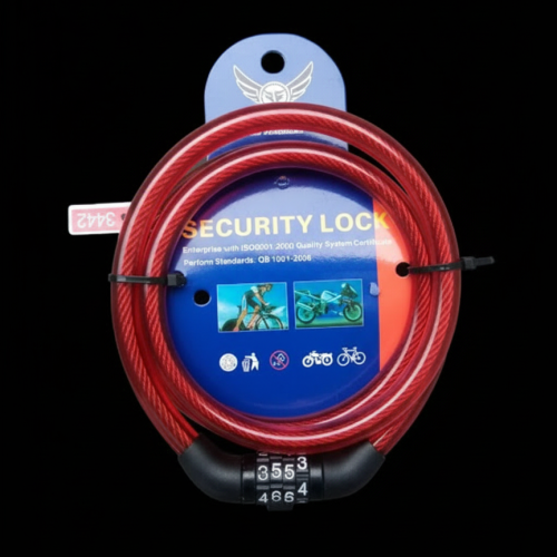 Racerline Security Lock with Hardened Steel Cable