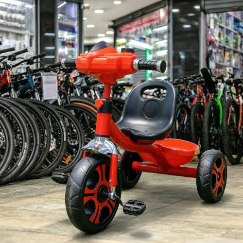 Happy Baby Tricycle Adventure Red with Comfortable Seat