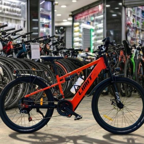 LIMIT 26-Inch Electric Mountain Bike with Front Suspension