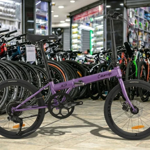 CAMP K9 Folding Bike 20-Inch with SHIMANO CUES Drivetrain