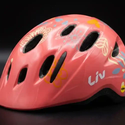 Giant Liv Lena Helmet Gloss Coral 46-51cm with Cinch Wrap Fit System