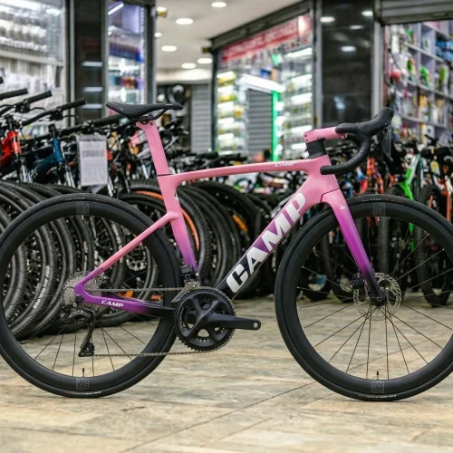 CAMP SR7 2025 Carbon Fiber Road Bike with SHIMANO 105 Hydraulic Disc Brakes
