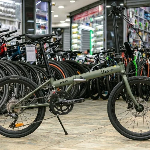 LUCE K18 Foldable Bike with 18-Speed SHIMANO SORA and Hydraulic Disc Brakes