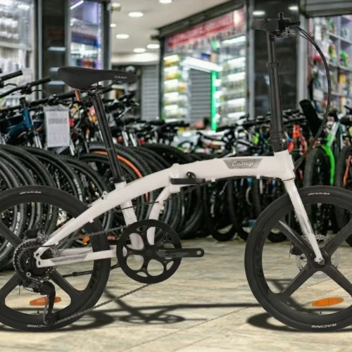 CAMP P9 Folding Bike – 9-Speed Aluminum Frame with Hydraulic Disc Brakes