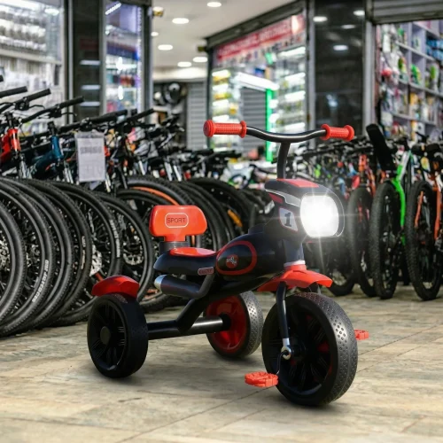Creature Harley Kids Tricycle Ride-On with Horn & Music (2-6 Years)