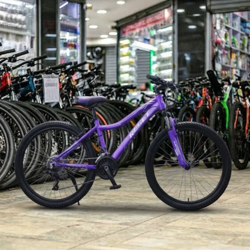 Reset Mountain Bike 24-Inch with 18-Speed Gears