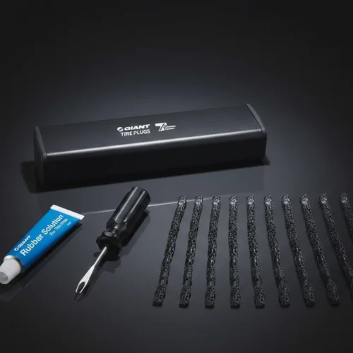 Giant Tire Plug Kit with Insertion Tool and Rubber Solution