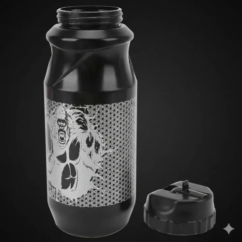 ENLEE Water Bottle 650ml with Gorilla Pattern