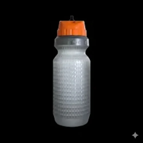 Enlee Water Bottle 650ml with Opaque Design - Orange
