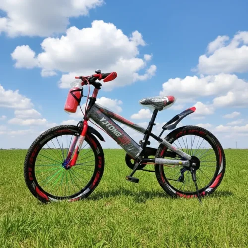 Yjtong XC 20-Inch Kids Bike with Adjustable Height for Ages 6-10 (Red)