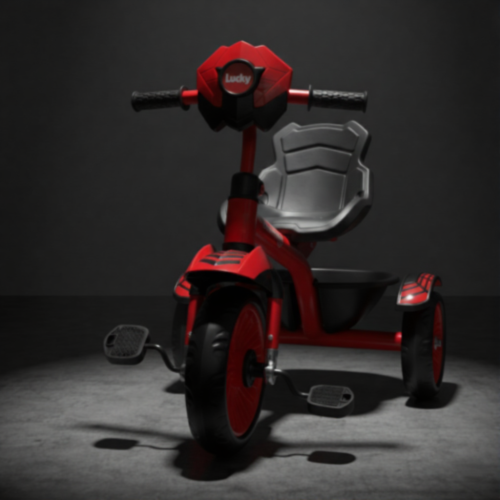 Lucky Kids Tricycle with Stable 3-Wheel Design for Toddlers