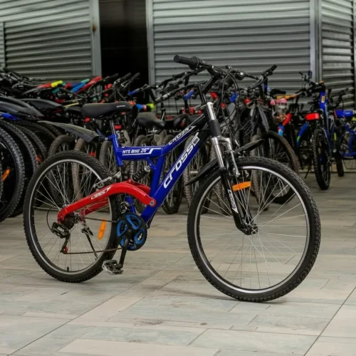 Cross Mountain Bike Size 26 with Dual Suspension