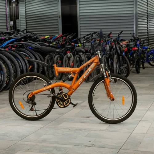 Cross Mountain Bike 24-Inch with Dual Suspension