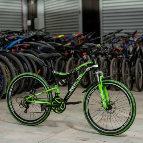 Newtimes Mountain Bike 26-Inch with Dual Suspension